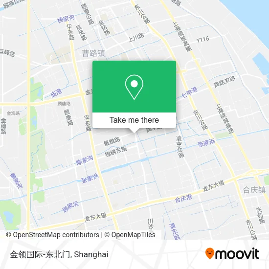 金领国际-东北门 map