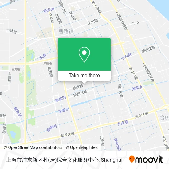 上海市浦东新区村(居)综合文化服务中心 map