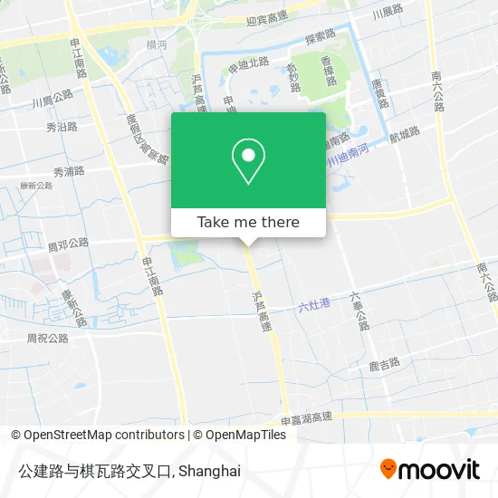 公建路与棋瓦路交叉口 map