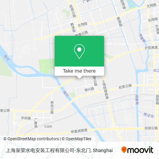 上海泉荣水电安装工程有限公司-东北门 map