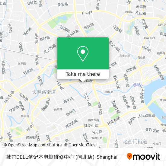 戴尔DELL笔记本电脑维修中心 (闸北店) map