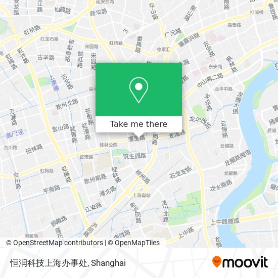 恒润科技上海办事处 map
