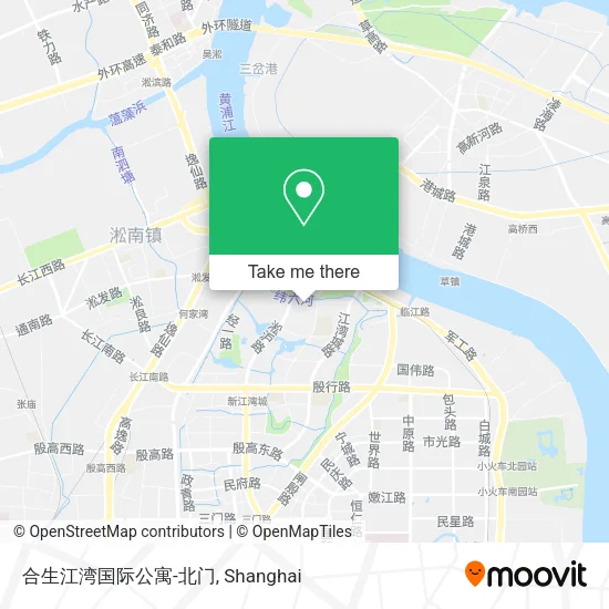 合生江湾国际公寓-北门 map