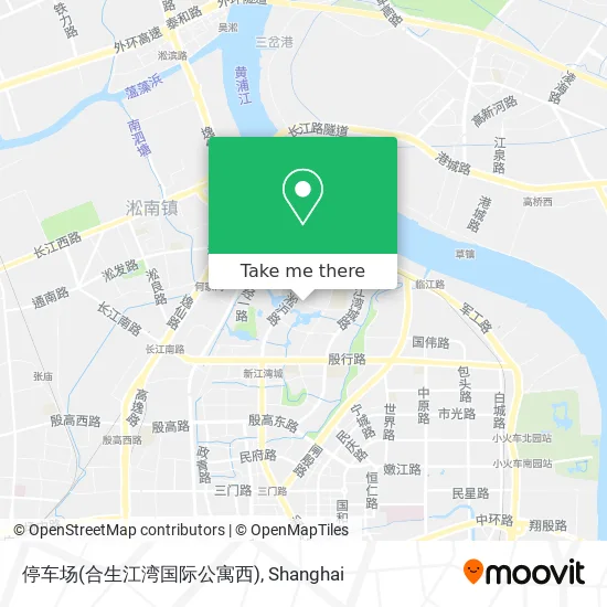 停车场(合生江湾国际公寓西) map