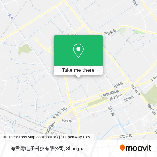 上海尹爵电子科技有限公司 map