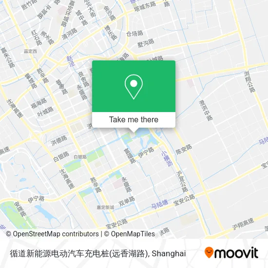 循道新能源电动汽车充电桩(远香湖路) map