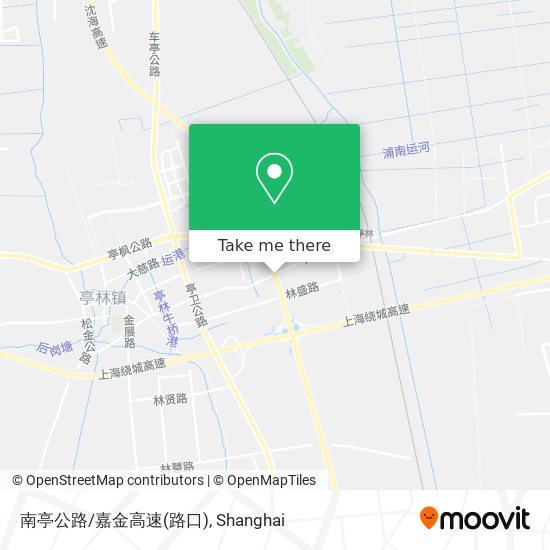 南亭公路/嘉金高速(路口) map