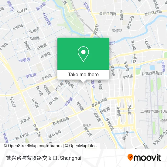 繁兴路与紫堤路交叉口 map