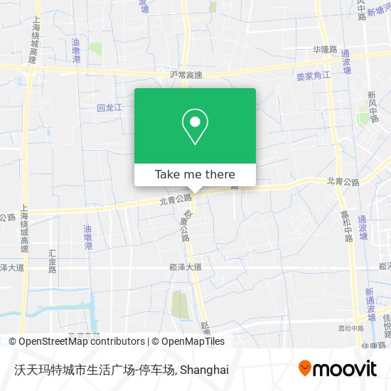 沃天玛特城市生活广场-停车场 map