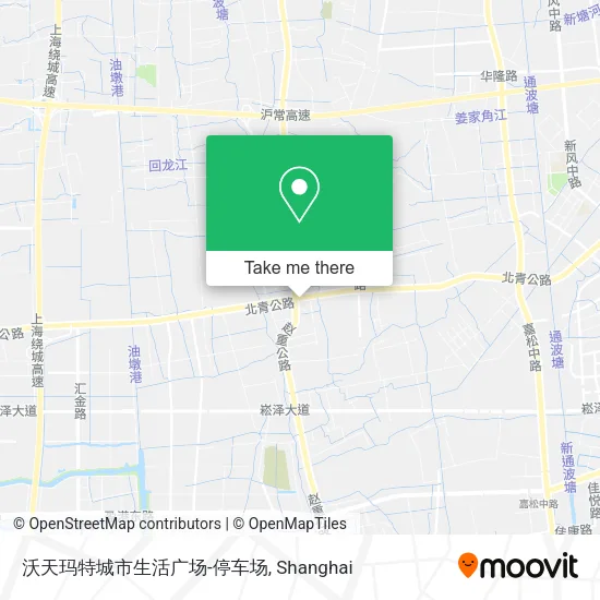 沃天玛特城市生活广场-停车场 map