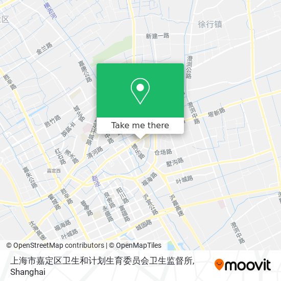 上海市嘉定区卫生和计划生育委员会卫生监督所 map