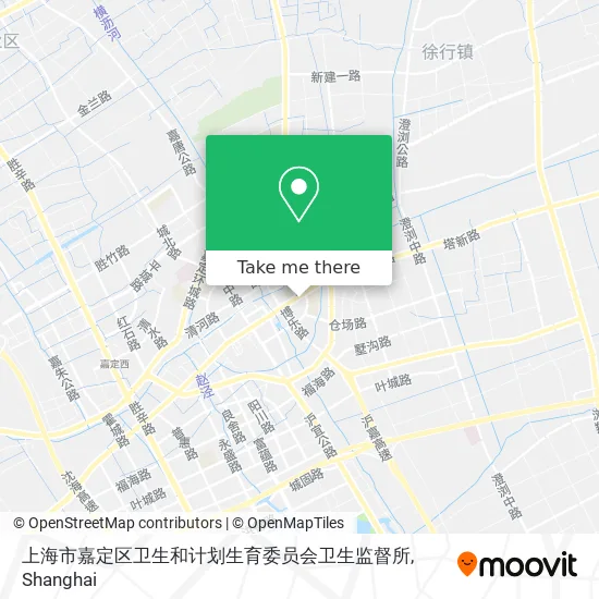 上海市嘉定区卫生和计划生育委员会卫生监督所 map