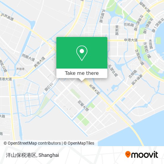 洋山保税港区 map