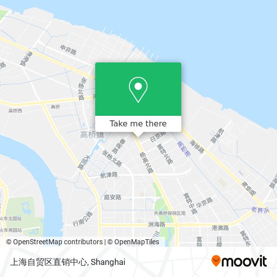 上海自贸区直销中心 map