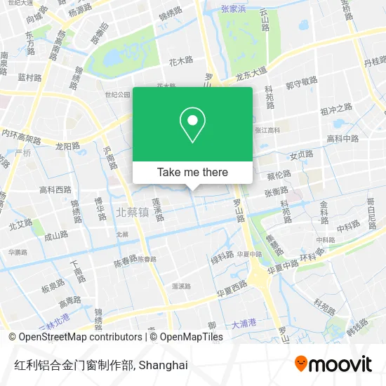 红利铝合金门窗制作部 map