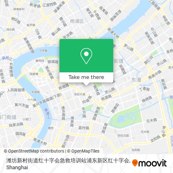 潍坊新村街道红十字会急救培训站浦东新区红十字会 map