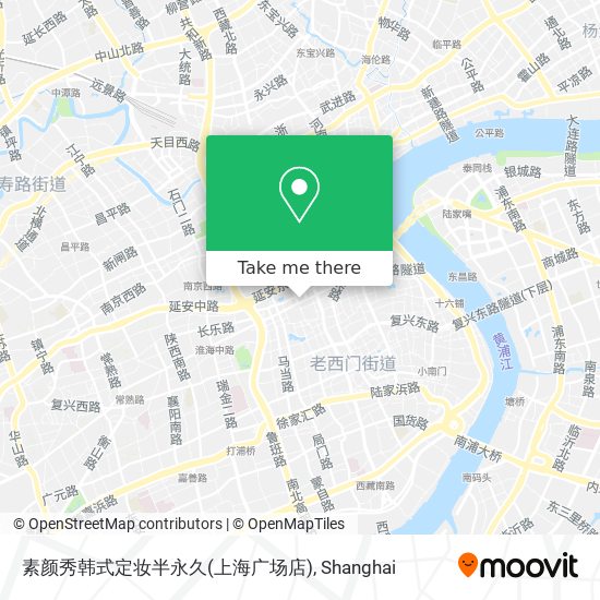 素颜秀韩式定妆半永久(上海广场店) map