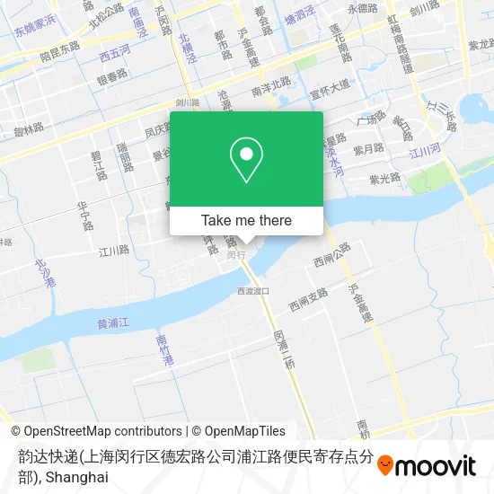 韵达快递(上海闵行区德宏路公司浦江路便民寄存点分部) map