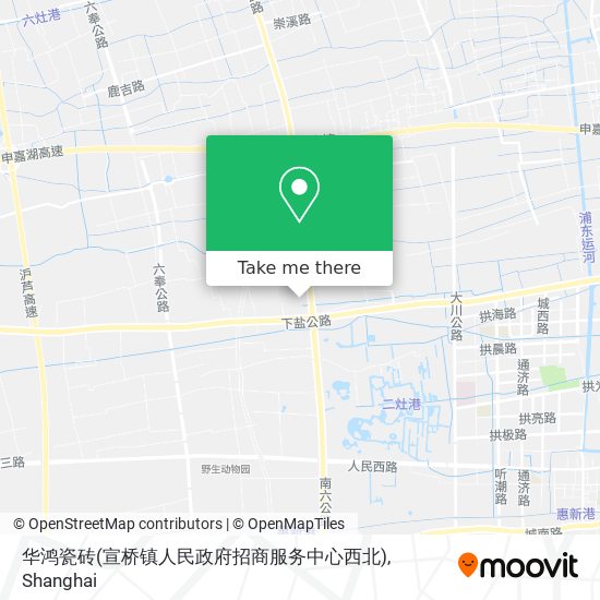 华鸿瓷砖(宣桥镇人民政府招商服务中心西北) map