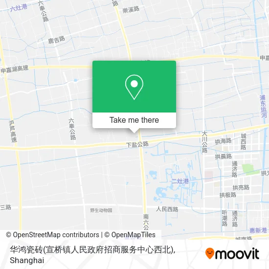 华鸿瓷砖(宣桥镇人民政府招商服务中心西北) map