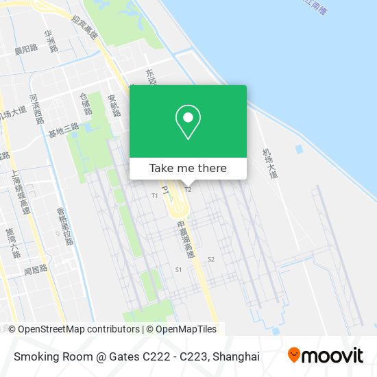 Smoking Room @ Gates C222 - C223 map