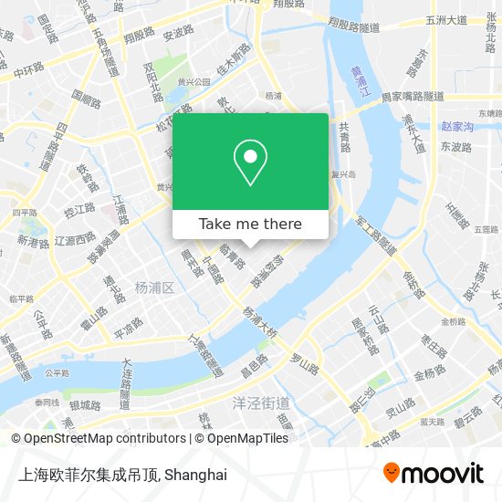 上海欧菲尔集成吊顶 map