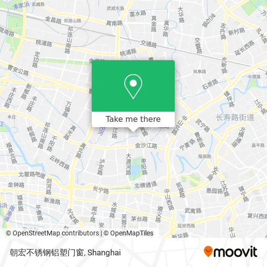 朝宏不锈钢铝塑门窗 map