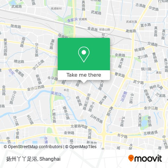 扬州丫丫足浴 map
