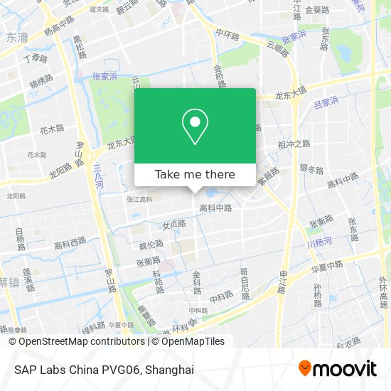 SAP Labs China PVG06 map