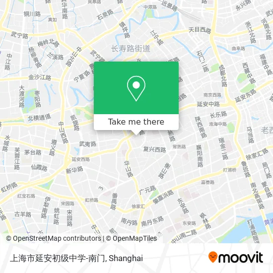 上海市延安初级中学-南门 map