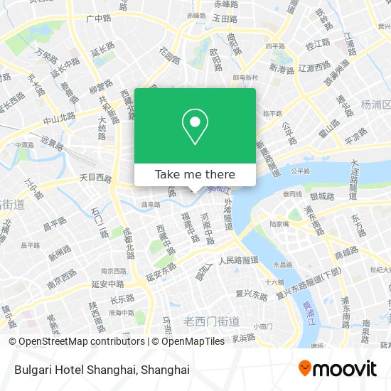Bulgari Hotel Shanghai map