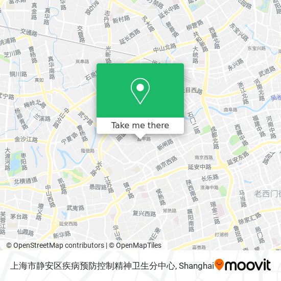 上海市静安区疾病预防控制精神卫生分中心 map