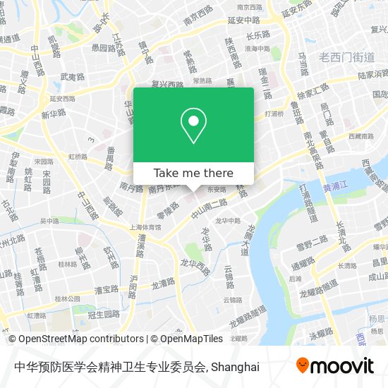 中华预防医学会精神卫生专业委员会 map