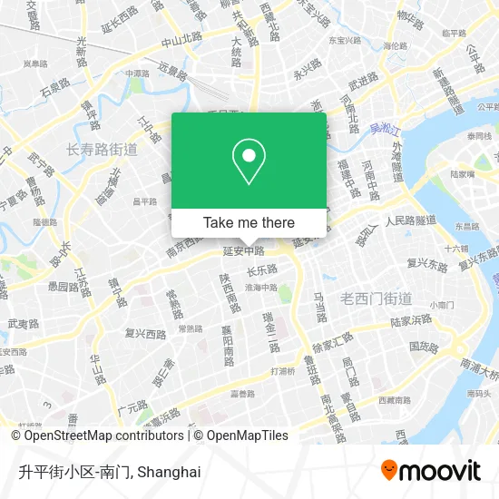 升平街小区-南门 map