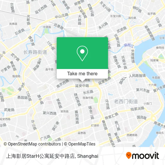 上海影居StarH公寓延安中路店 map