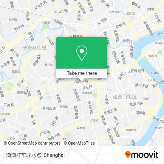 滴滴打车取水点 map