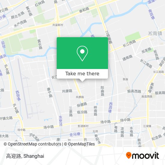 高迎路 map