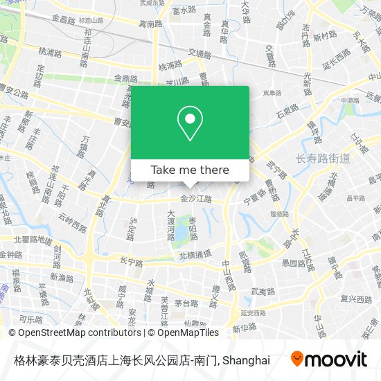 格林豪泰贝壳酒店上海长风公园店-南门 map