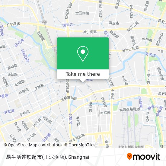 易生活连锁超市(王泥浜店) map