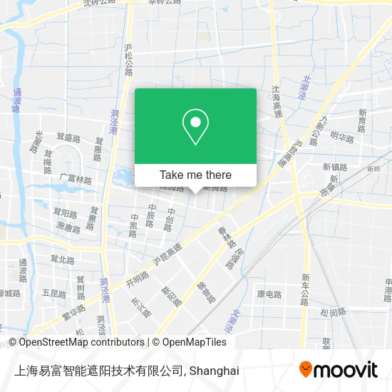 上海易富智能遮阳技术有限公司 map