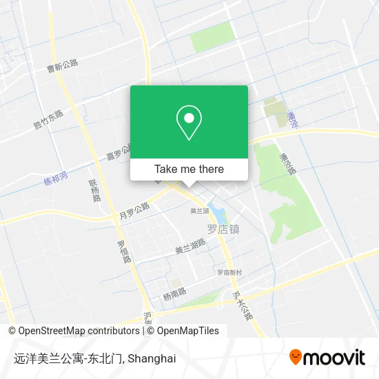 远洋美兰公寓-东北门 map