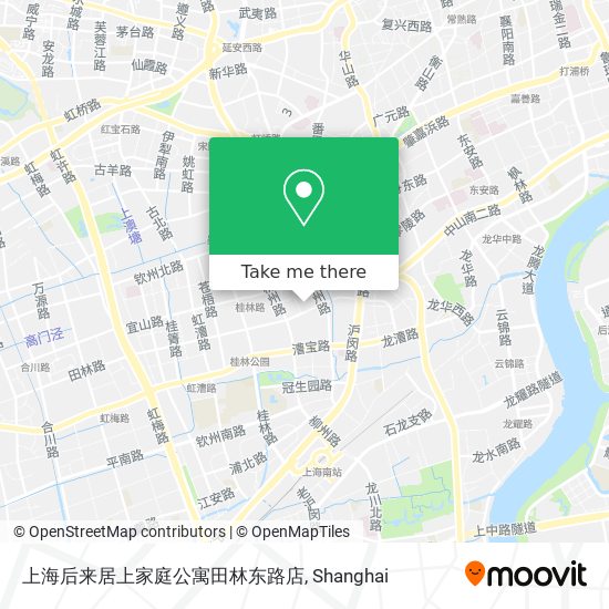 上海后来居上家庭公寓田林东路店 map