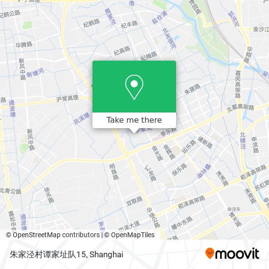 朱家泾村谭家址队15 map