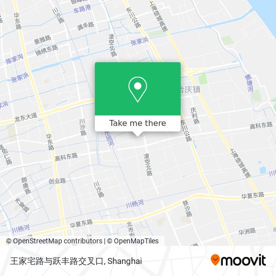 王家宅路与跃丰路交叉口 map