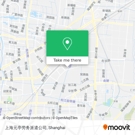 上海元亭劳务派遣公司 map