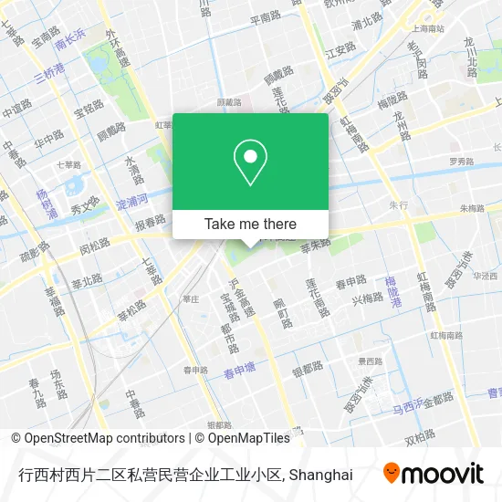 行西村西片二区私营民营企业工业小区 map