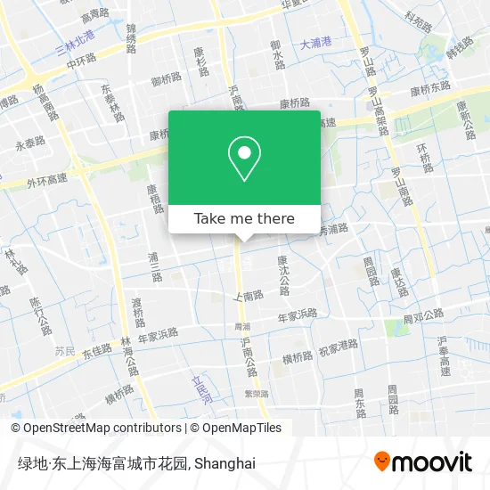 绿地·东上海海富城市花园 map