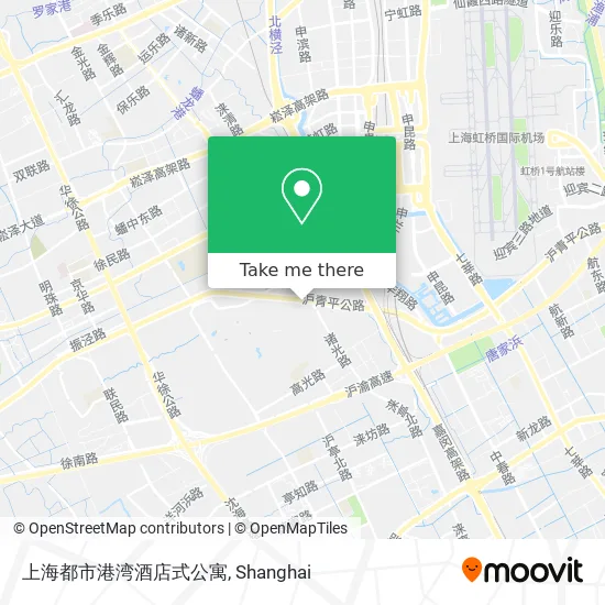 上海都市港湾酒店式公寓 map
