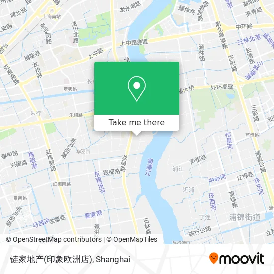 链家地产(印象欧洲店) map