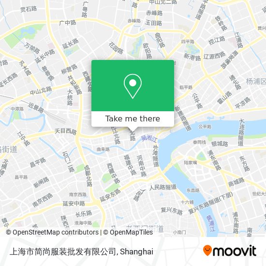 上海市简尚服装批发有限公司 map